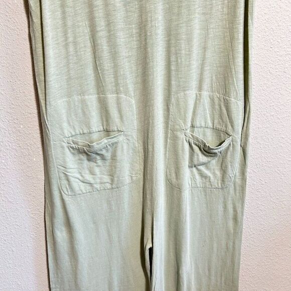 Hansel From Basel Avalon Romper Jumpsuit 2 US 8-10 Sage Green Sleeveless Cotton - Picture 5 of 8